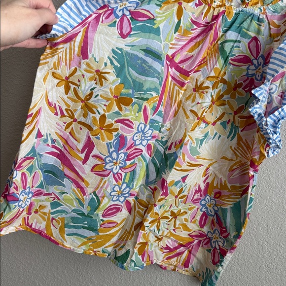 THML Anthropologie Floral Print Tank size XS - Picture 4 of 6